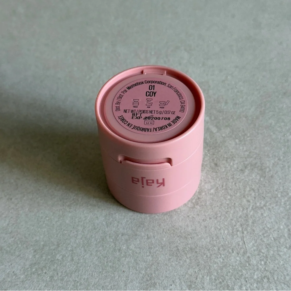 Kaja Beauty Stamp Blush in Coy - Cream Blush with Cushion Applicator